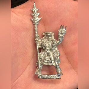 Amber Wizard Warhammer Old World Oldhammer Citadel Miniature Metal Dated 1992